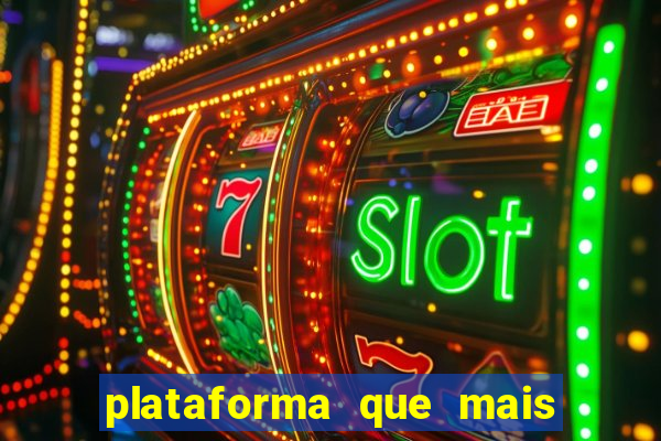 plataforma que mais paga no fortune tiger